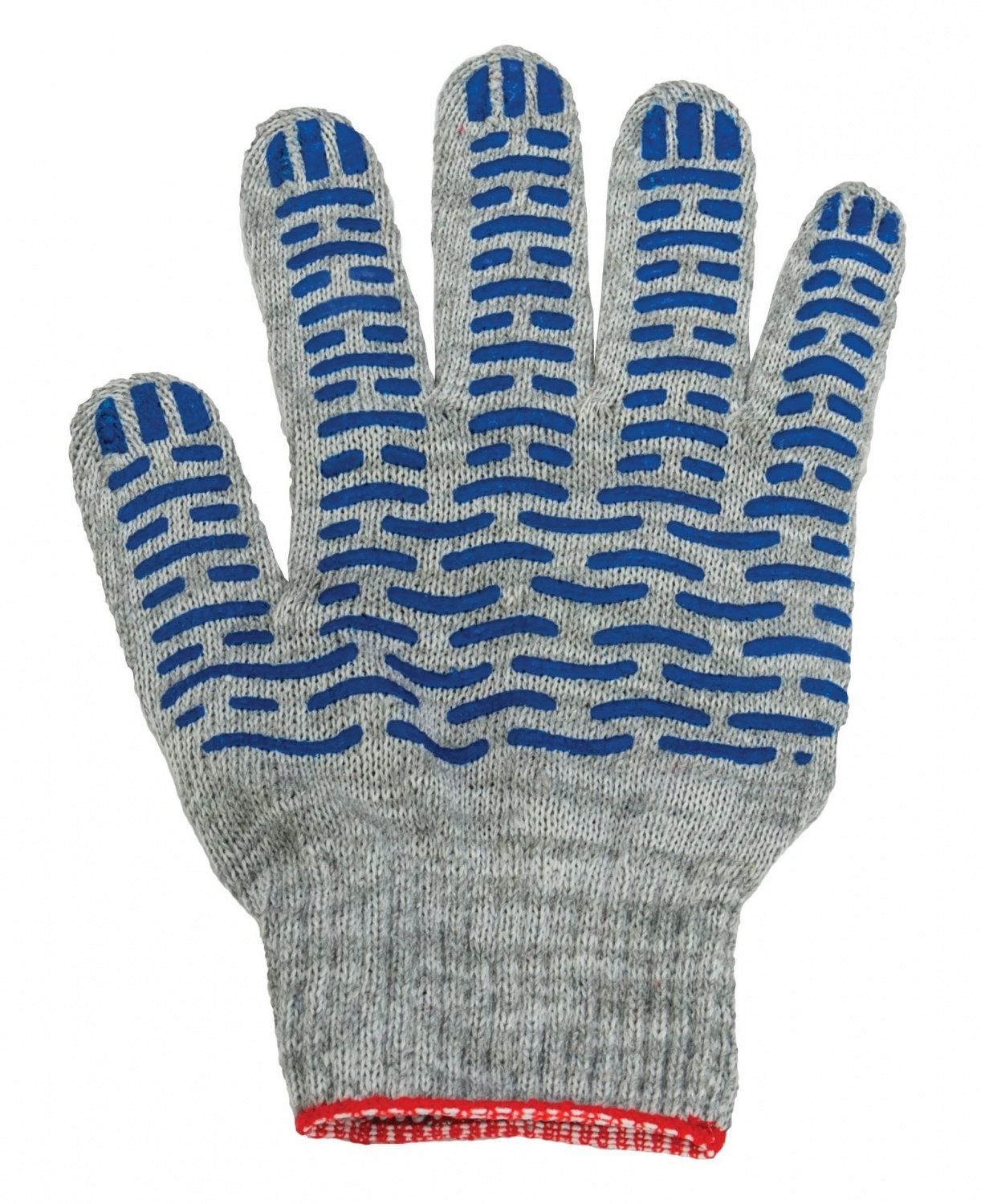 ПЕРЧАТКИ Х/Б С ПВХ НАПЫЛЕНИЕМ ЛЮКС (ВОЛНА) 40-42 ГР. СЕРЫЕ (10/300) 10 КЛАСС