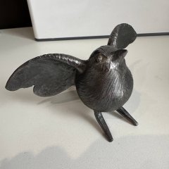 Птица с поднятыми крыльями