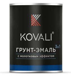 Грунт-эмаль 3в1 с молотковым эффектом