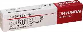 Электроды S-6013.LF 2.6х350мм HYUNDAI 5кг